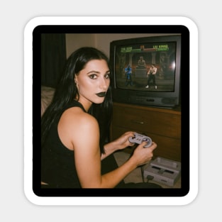 Rhea Ripley Play Video Game Sticker